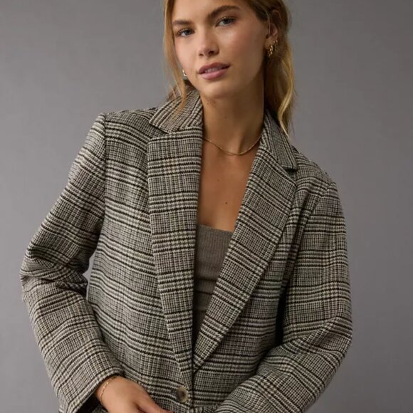 American Eagle Outfitters Houndstooth Blazer - Picture 3 of 9